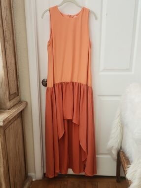 Hutch Liz Colorblock Sleeveless Hi Lo Dress Size M